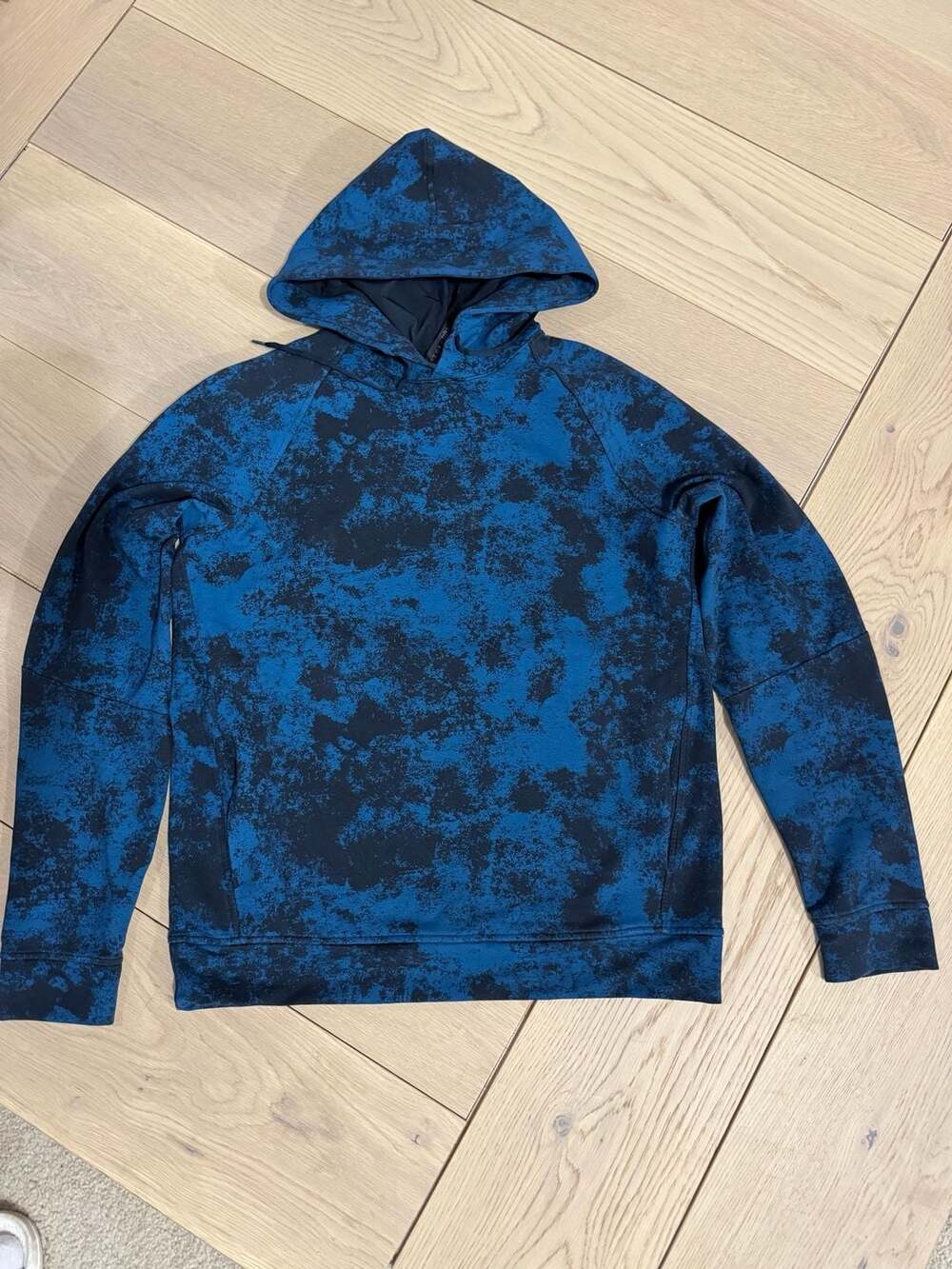 Lululemon Men's City Sweat Pullover Hoodie Blue Black Size M